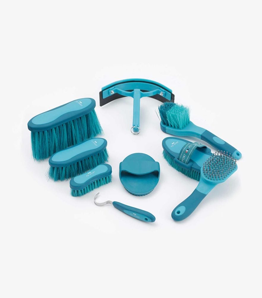 Premier Equine Soft Touch Grooming Kit - Blue / Peacock
