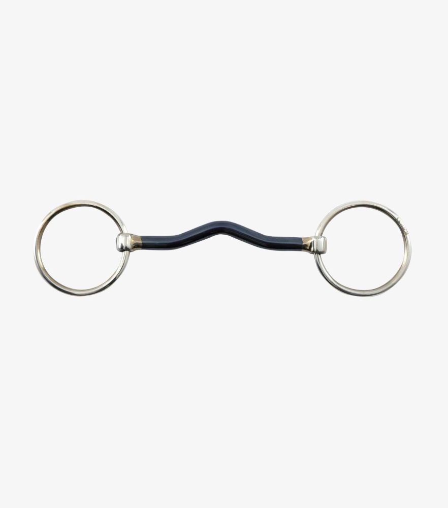 Premier Equine Blue Sweet Iron Loose Ring Mullen Mouth Snaffle