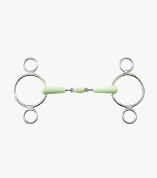 Premier Equine Apple-Tech Peanut Jointed Two Ring Gag