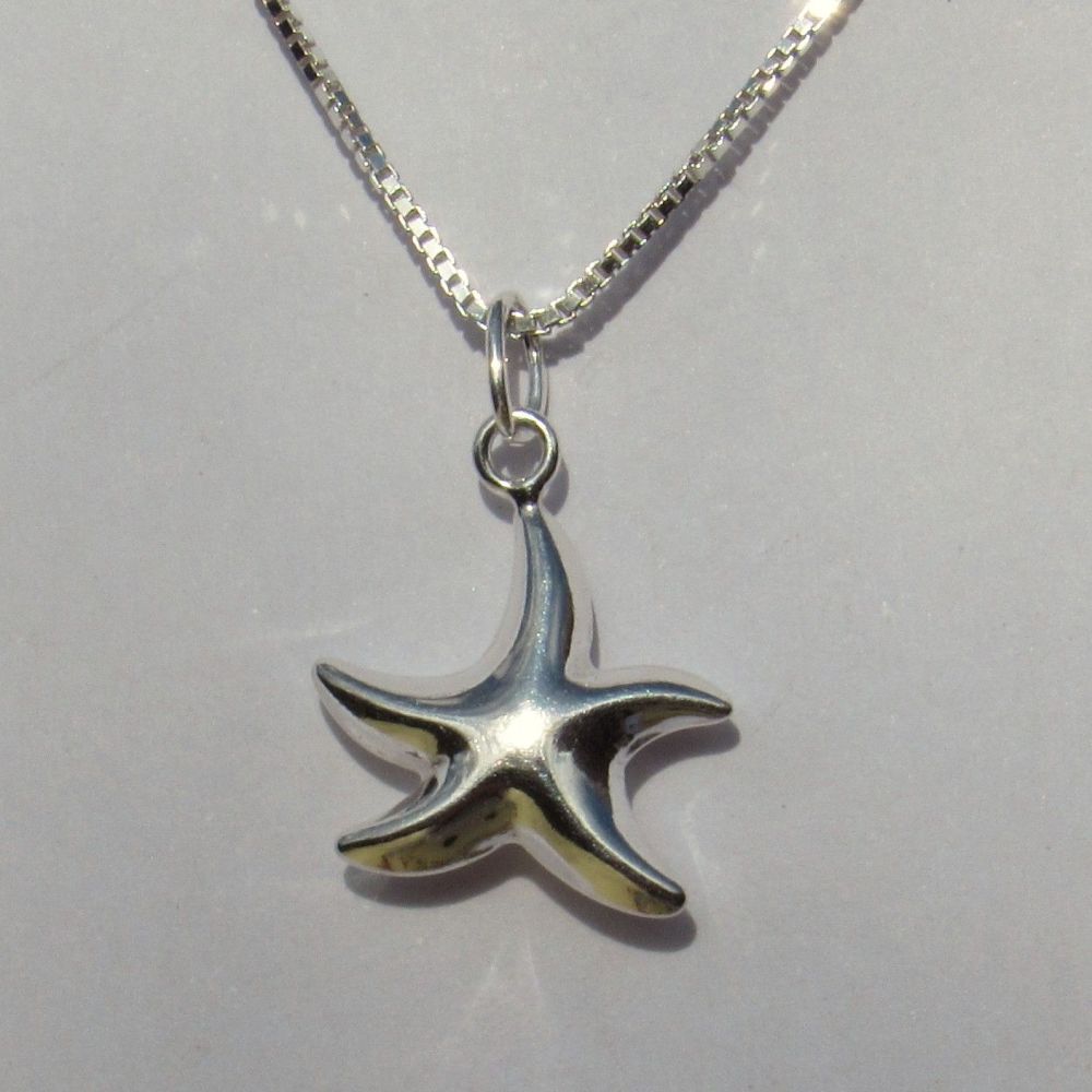 Silver Starfish Pendant - CCP7