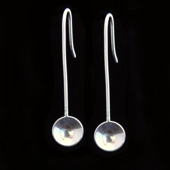 Handmade Contemporary Silver Earrings - DDE19