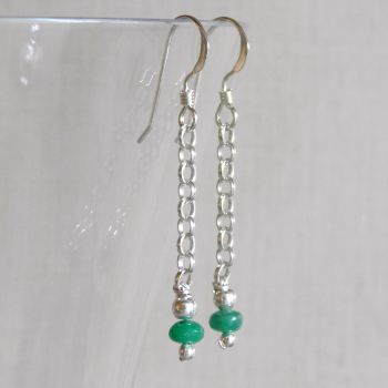 Cleo Emerald Earrings  - BCE9
