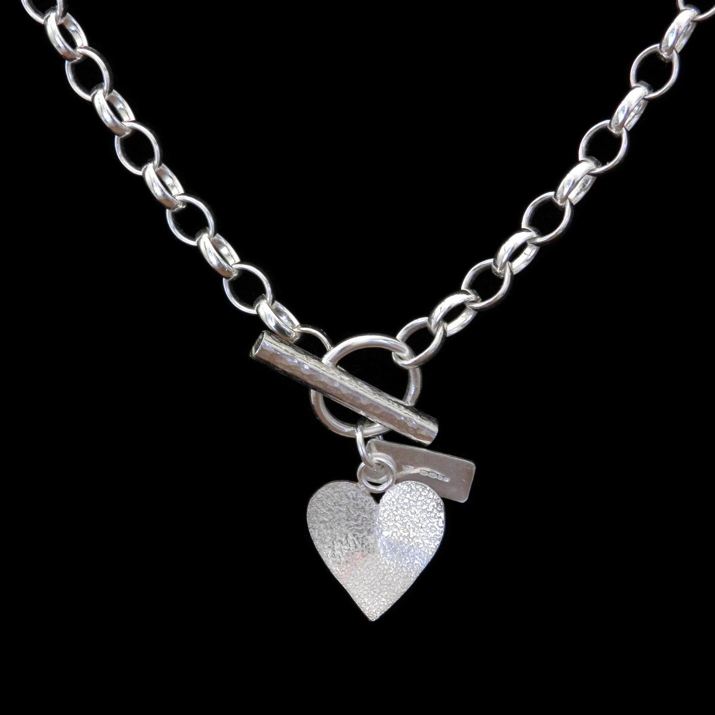Silver Heart Necklace "Sweetheart Spirit"  - JTAN1