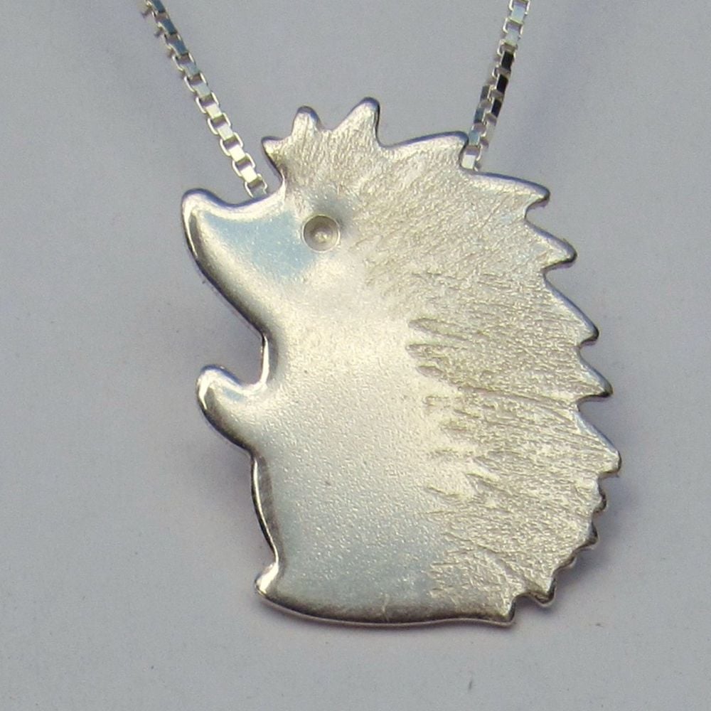 Silver Hedgehog Necklace - GCN4