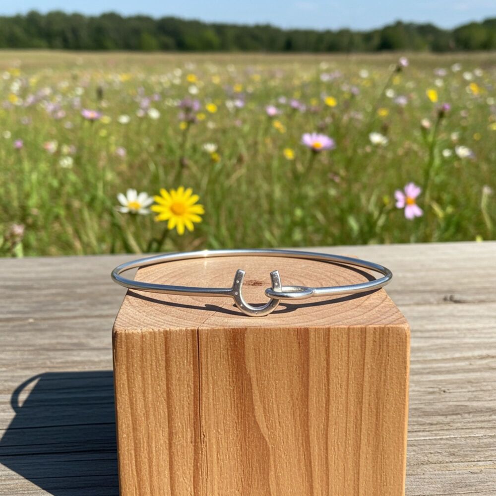 Silver Horseshoe Bracelet - HCB1