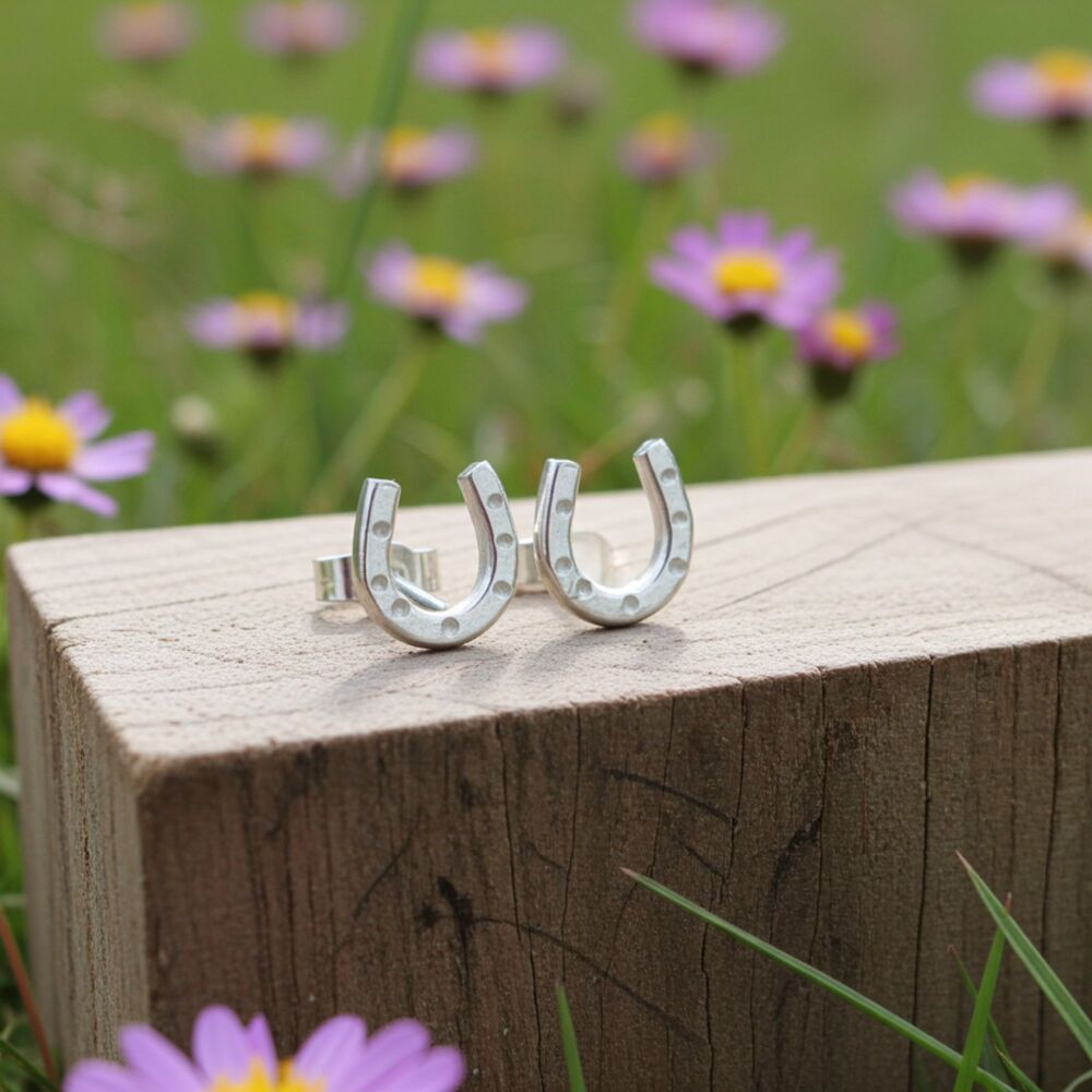 Horseshoe Stud Earrings - HCE1
