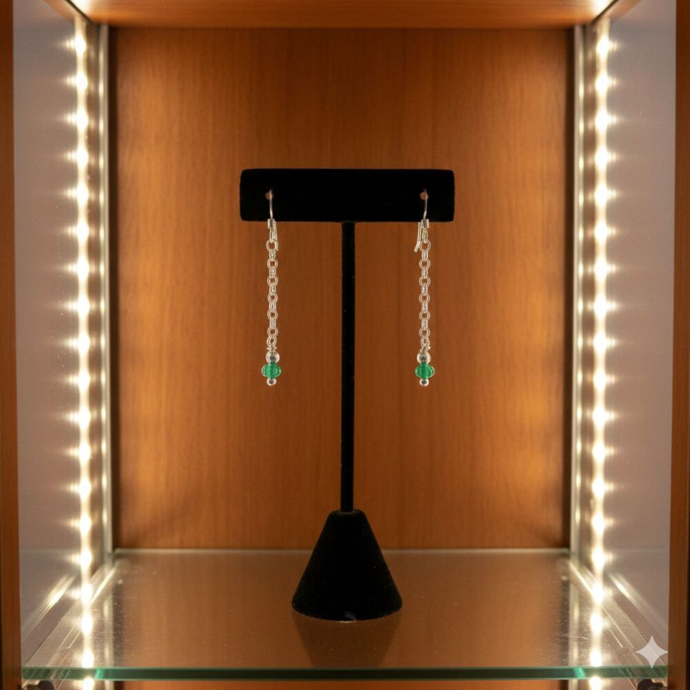 Cleo Emerald Earrings  - BCE9