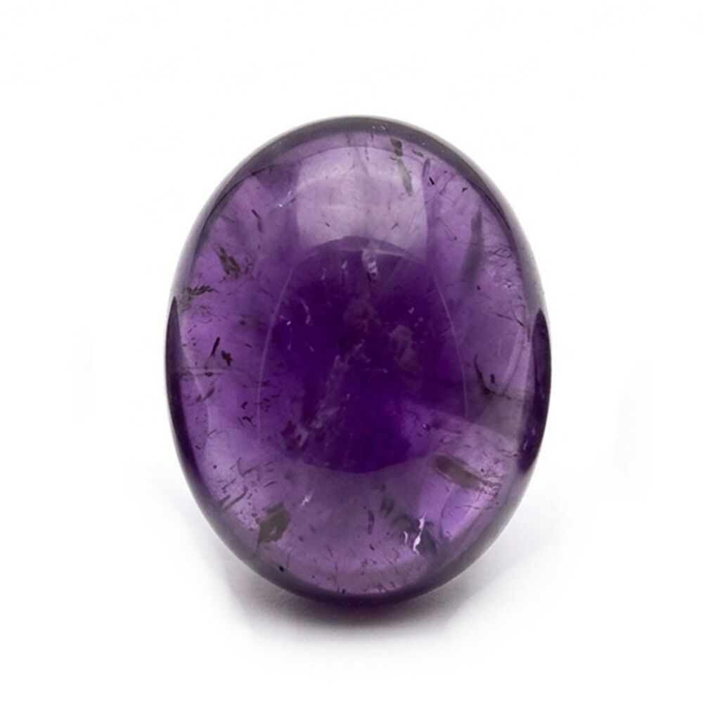 10x8mm Oval Amethyst Cabochon - Ame10x8O