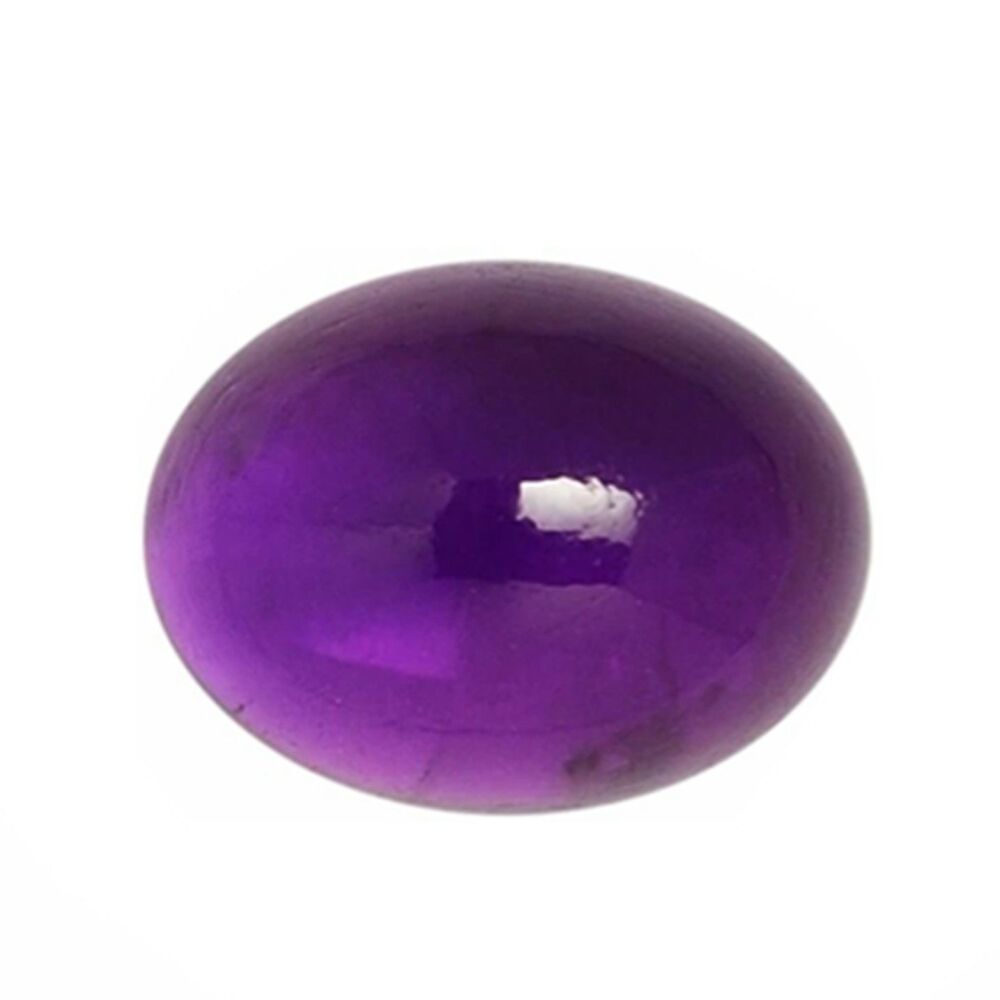 14x10.5mm Oval Amethyst Cabochon - Ame14x10.5O