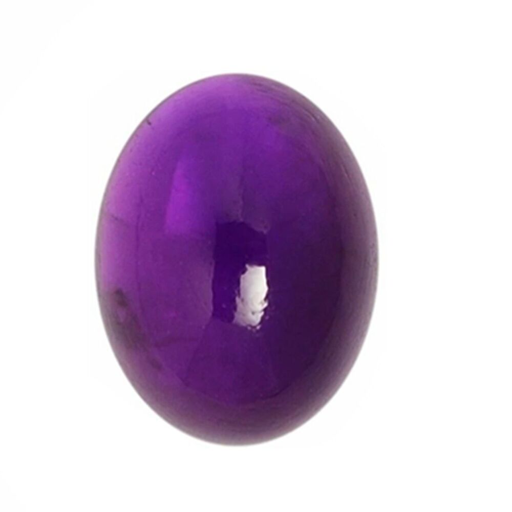 15x11mm Oval Amethyst Cabochon - Ame15x11O