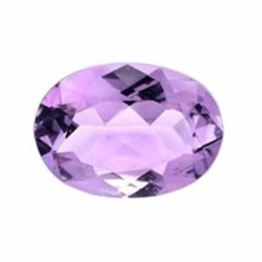 12x8mm Oval Faceted Amethyst - Ame12x8FacO