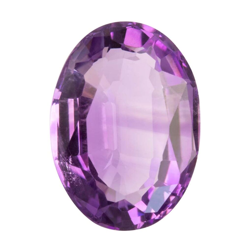 14x10mm Oval Faceted Amethyst - Ame14x10FacO