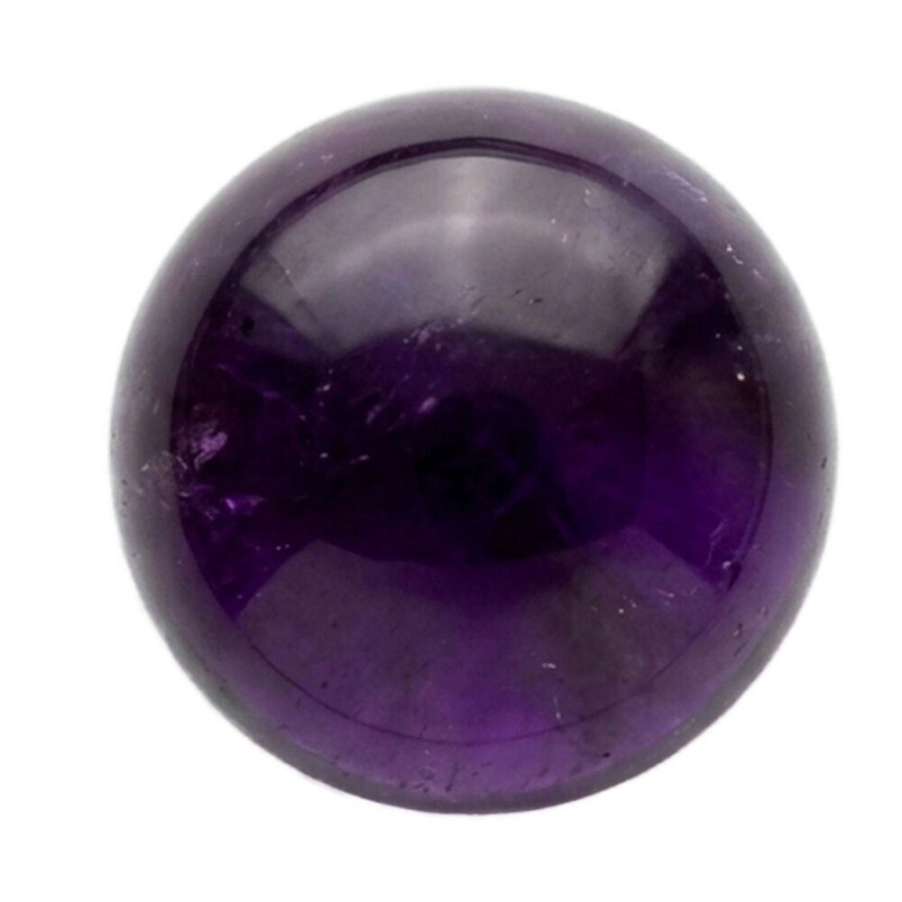 11mm Round Amethyst Cabochon - Ame11Rd