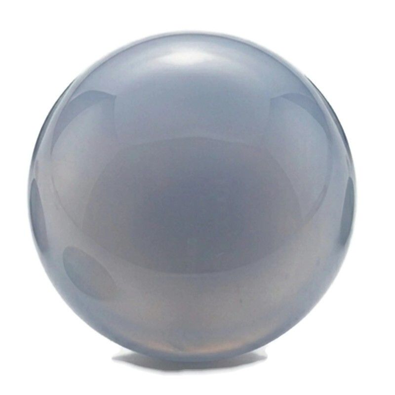 16mm Round Blue / Grey Chalcedony Cabochon - Cha16Rd