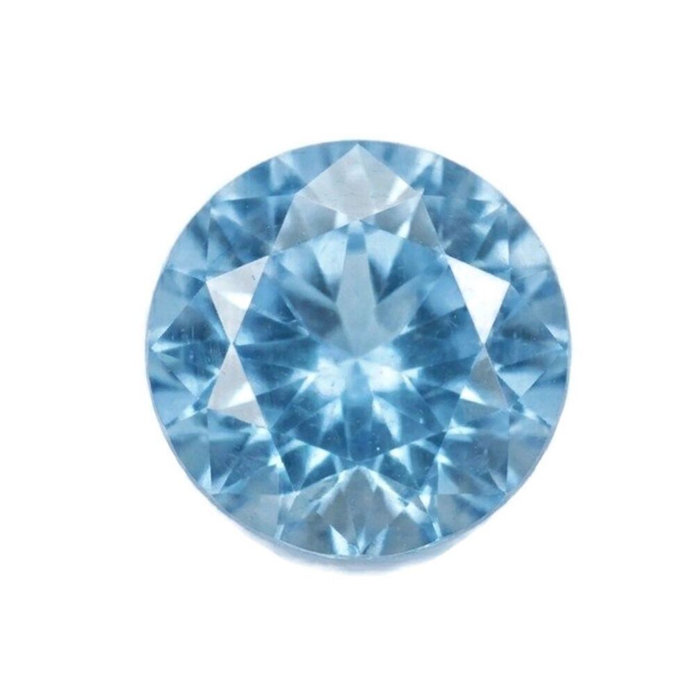 4m Round Paraiba Blue Apatite Faceted - APA4FRd