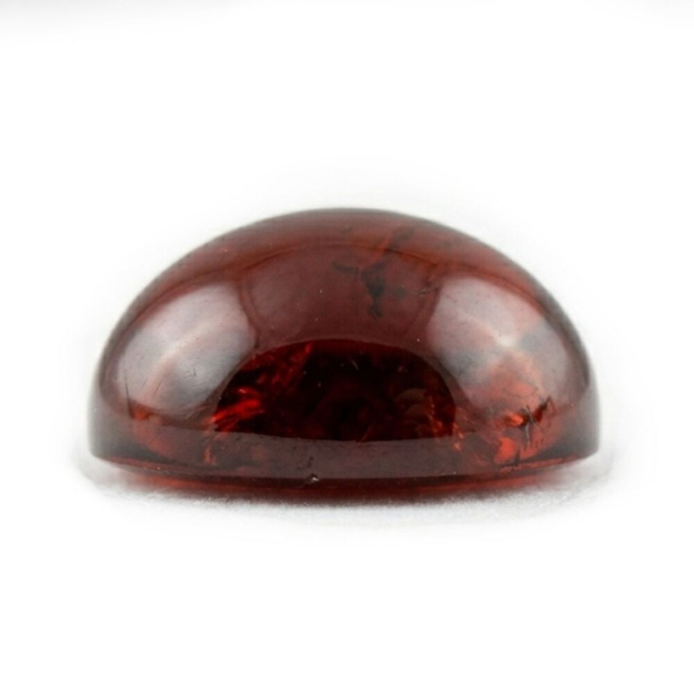 7mm Round Red Garnet Cabochon - Gar7Rd