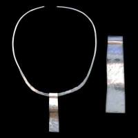 Silver Torque Necklace Accessory - DDN1A