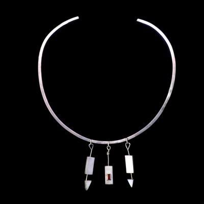 Silver Collar Necklace - DDN2