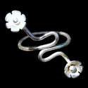 Flower Ring (Adjustable)  "Blossoms"  - GCR2