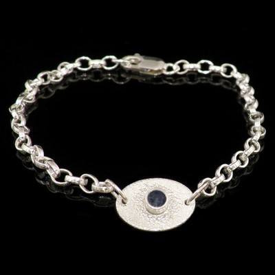 Silver Sapphire Bracelet - BCB4