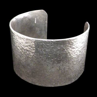 Cuff Bracelet Hand Hammered  925 Solid Sterling Silver Cuff