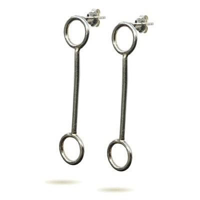 Silver Hoop Earrings - SWCE3