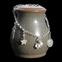 Silver Charm Bracelet for Adults or Children - BCB1 