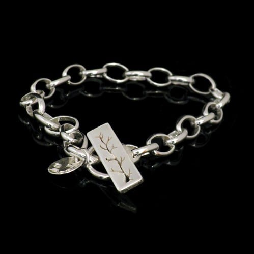 Chain Bracelet with Tree - GCB1B