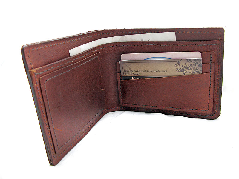 Handmade Leather Distressed Bronze Wallet