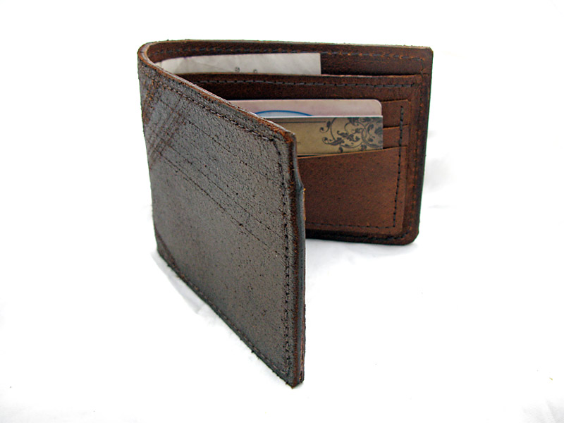 Handmade Leather Distressed Bronze Wallet