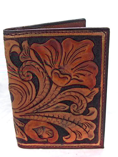 Handmade Leather Passport Wallet