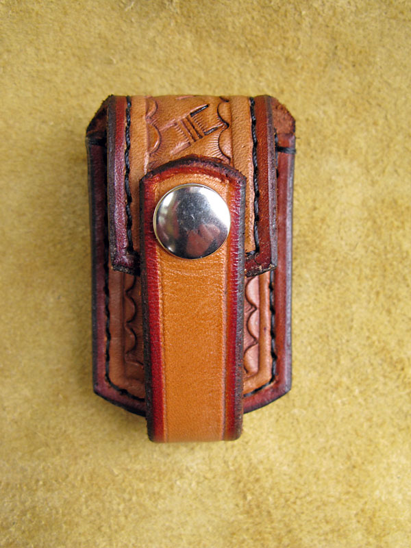 Handmade Leather USB Memory Stick Belt Pouch