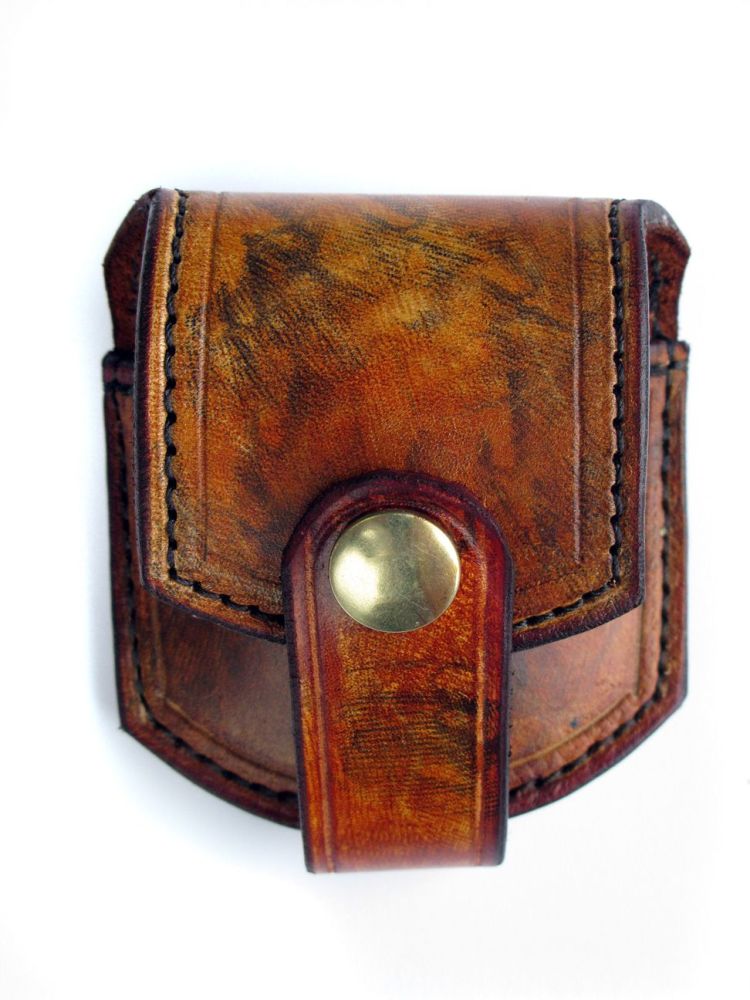 Handmade Leather Pocket Fob Watch Pouch