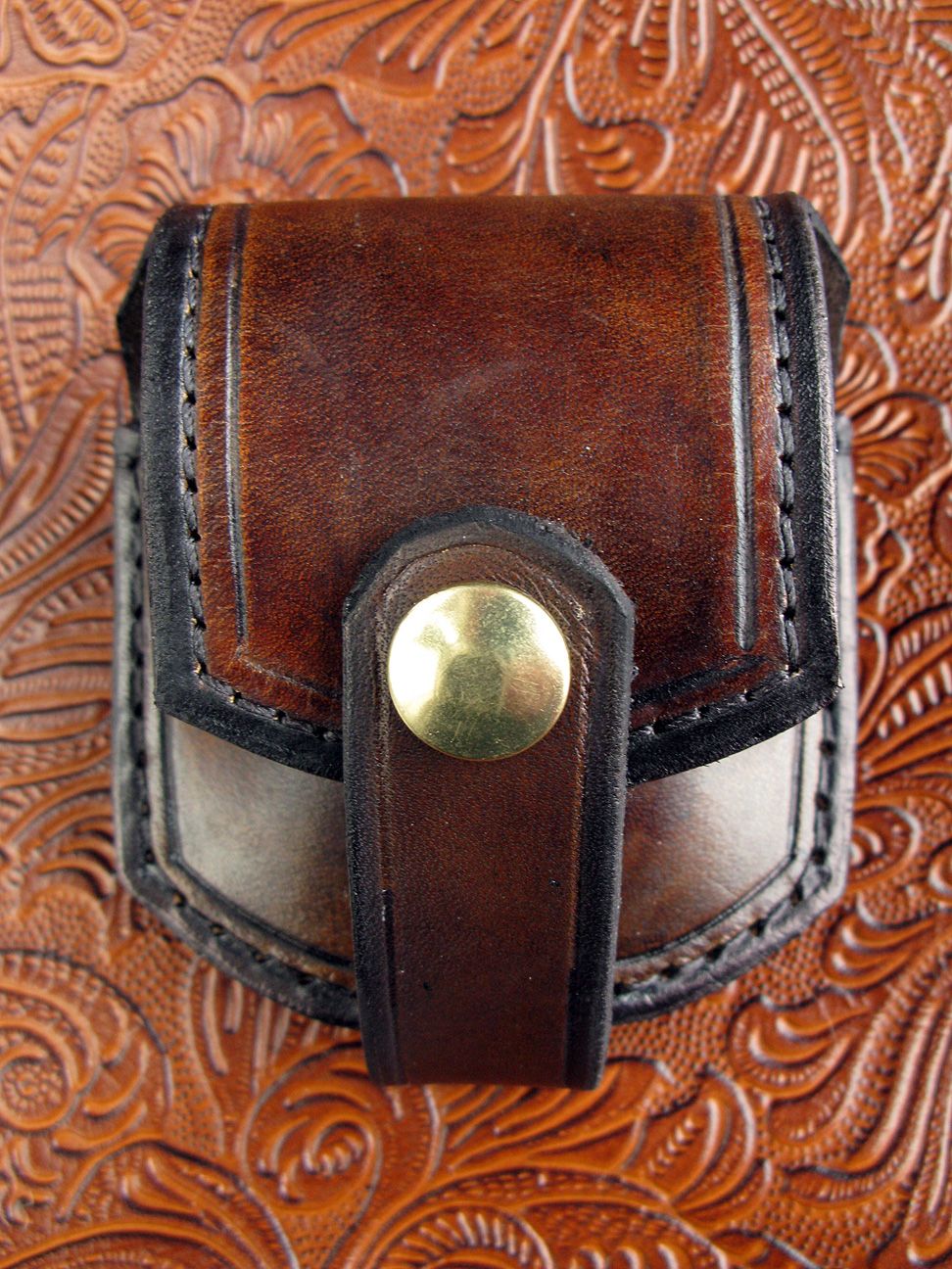 Handmade Leather Pocket Watch Pouch