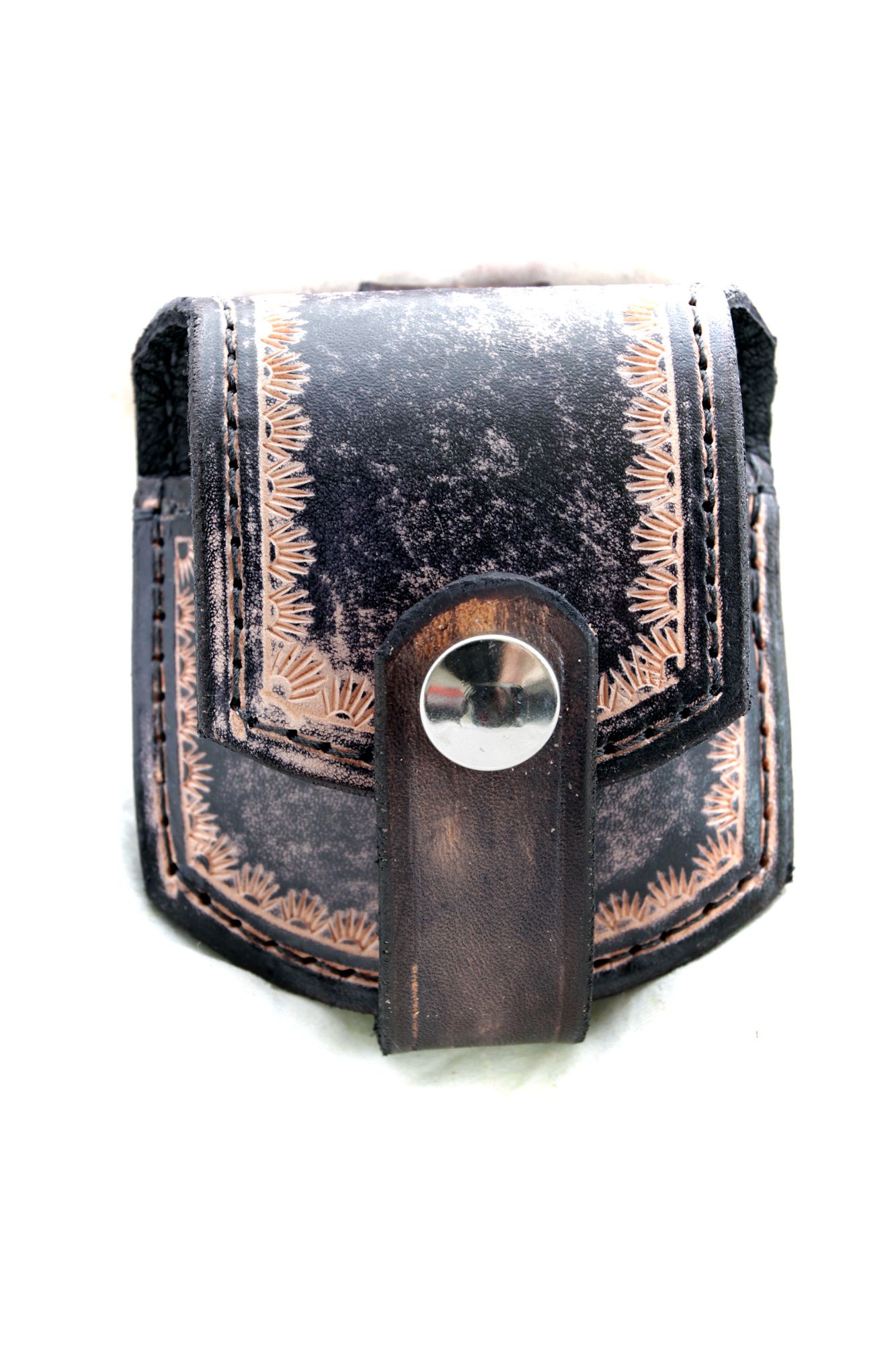 Handmade Leather Pocket Watch Pouch