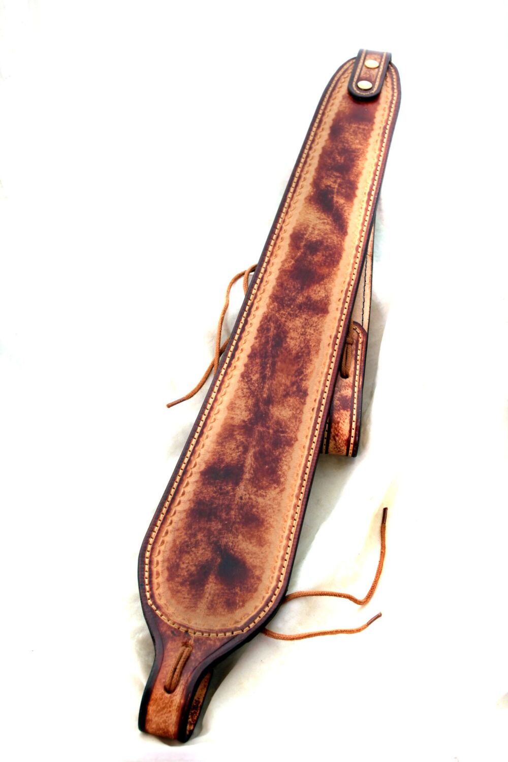 Handmade Brown Leather Rifle Sling