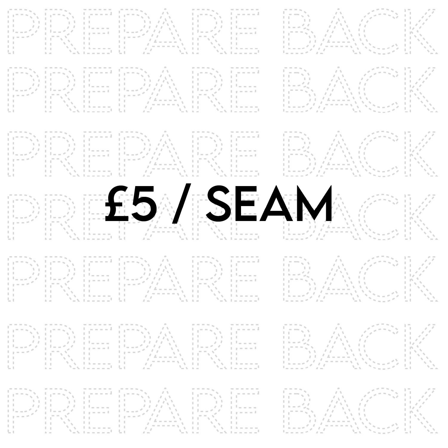 Prepare Backing