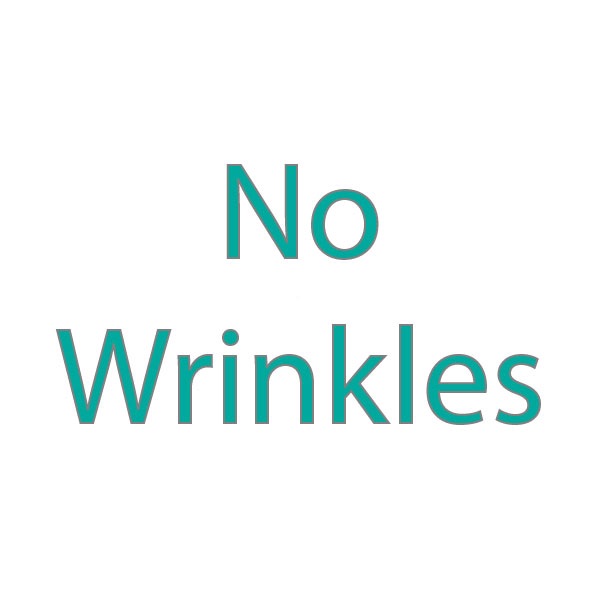 No wrinkles