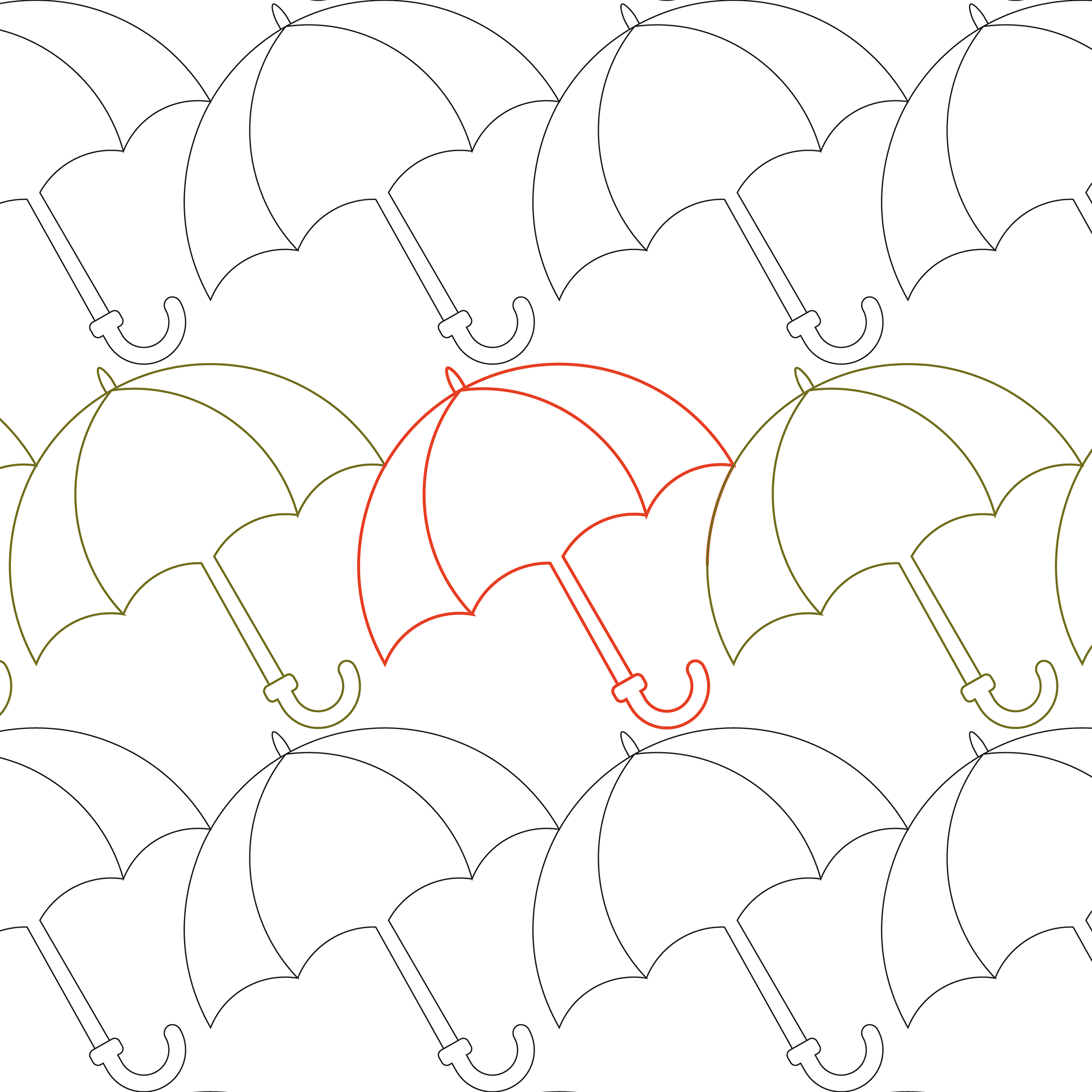 April Showers Longarm Pantograph