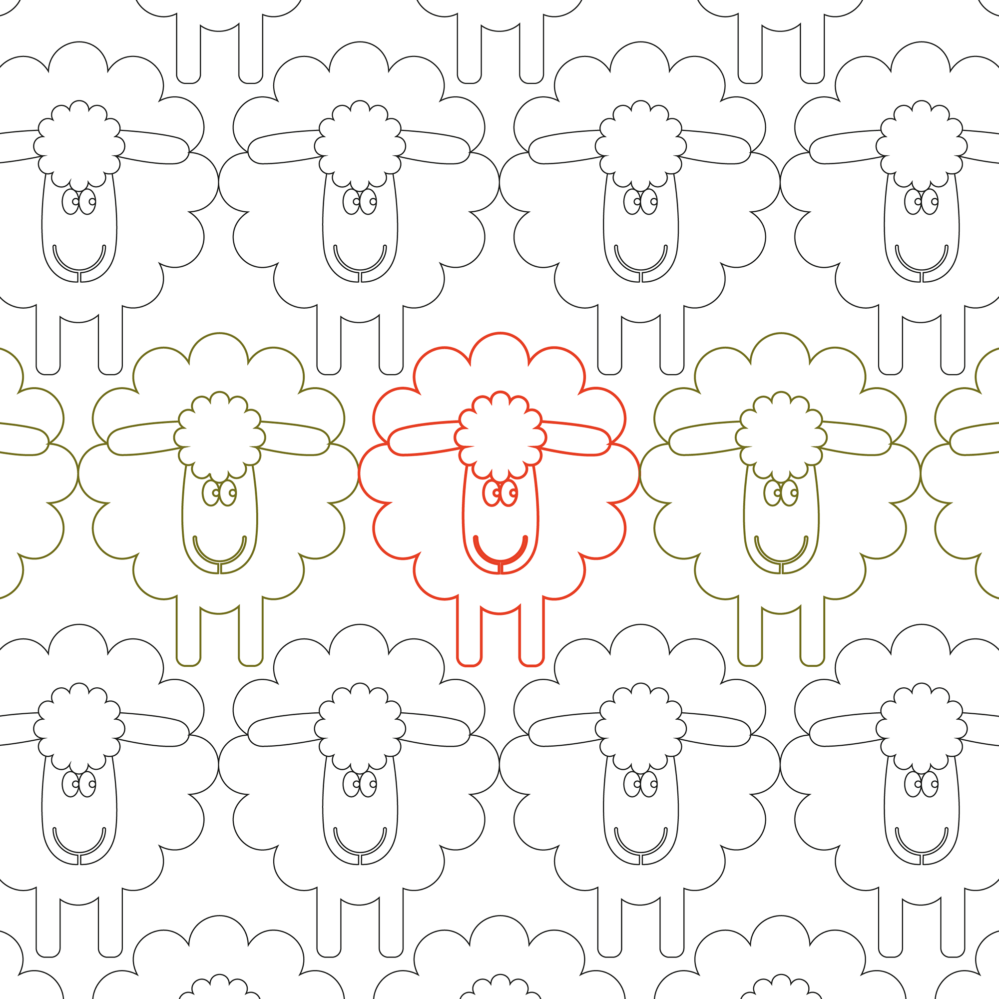 Baabaara the Sheep Longarm Pantograph