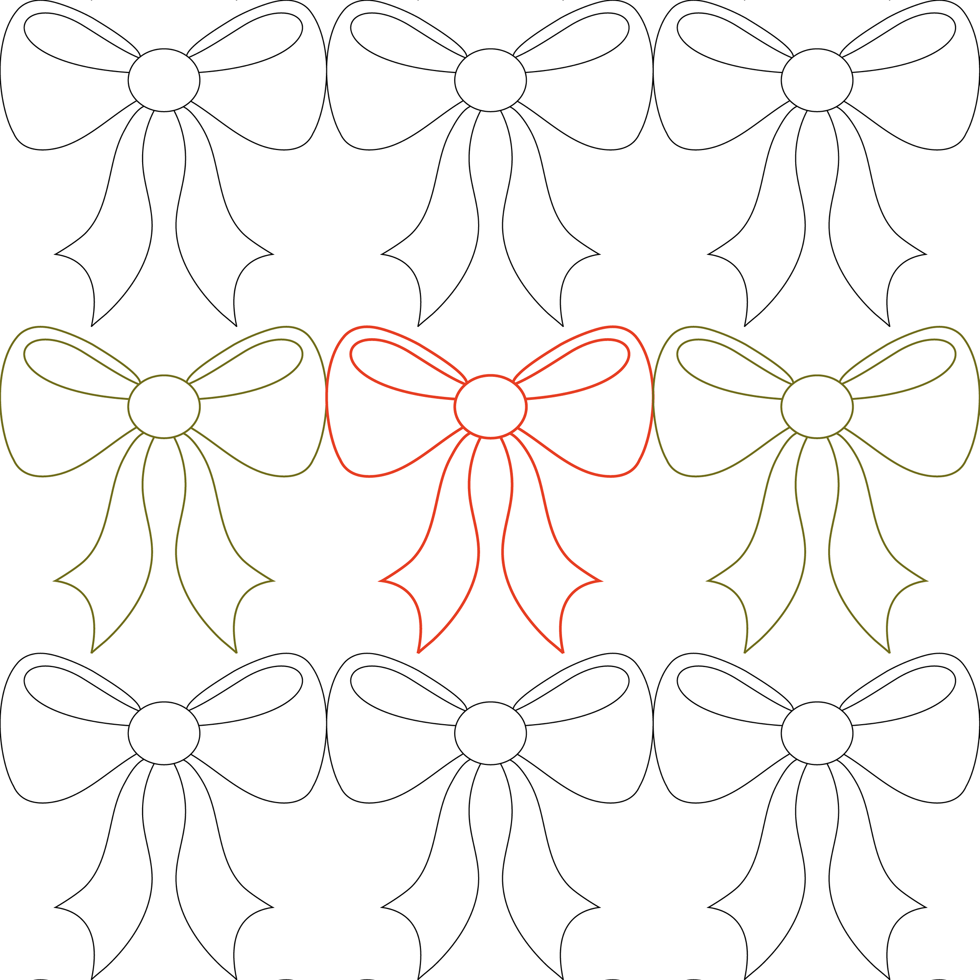 Beautiful Bow Longarm Pantograph