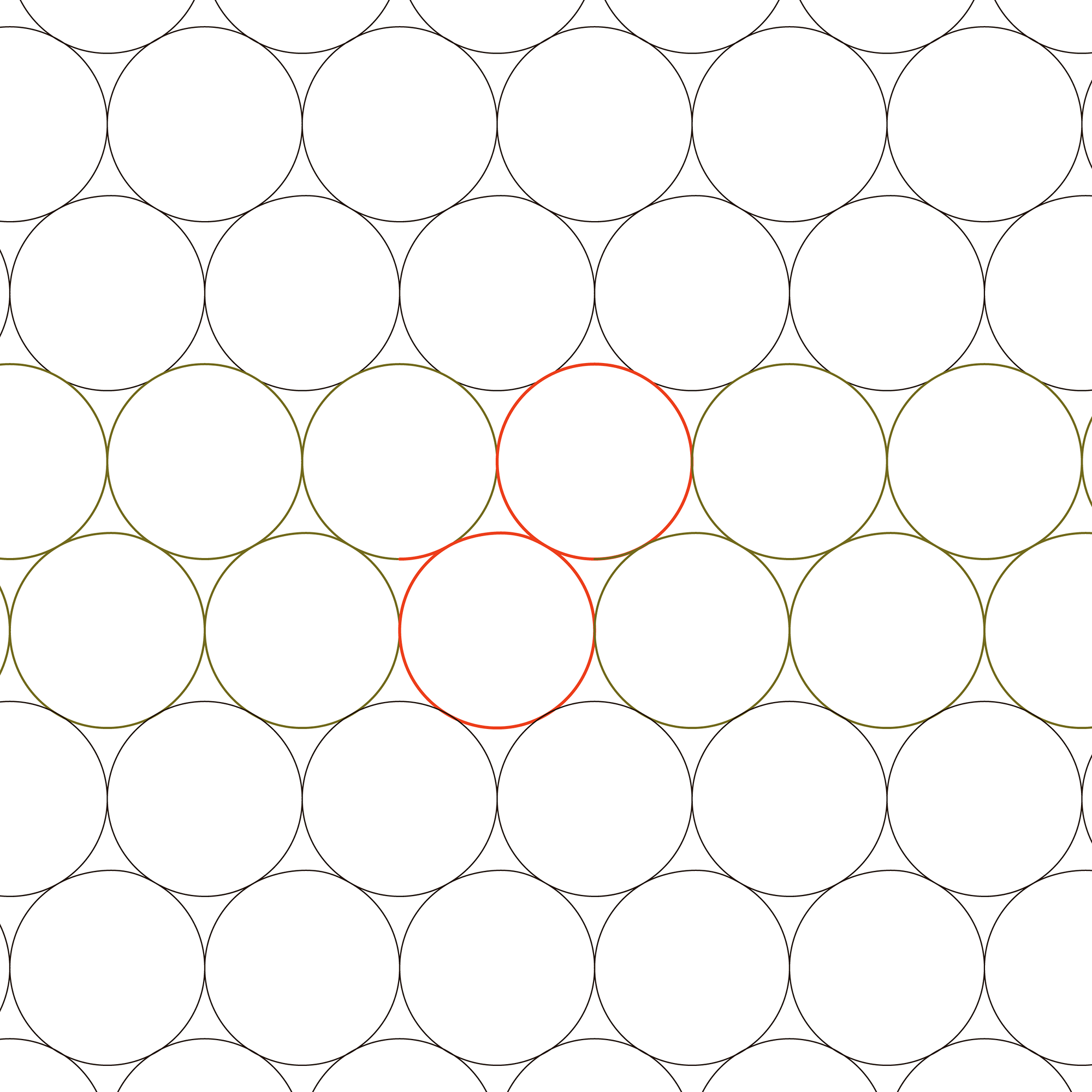 Connected Circles Longarm Pantograph
