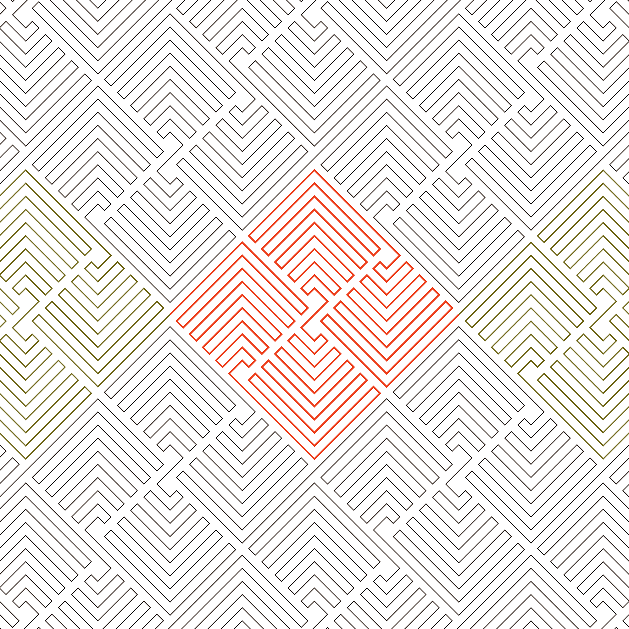 Modern Maze Panto 1 Longarm Pantograph
