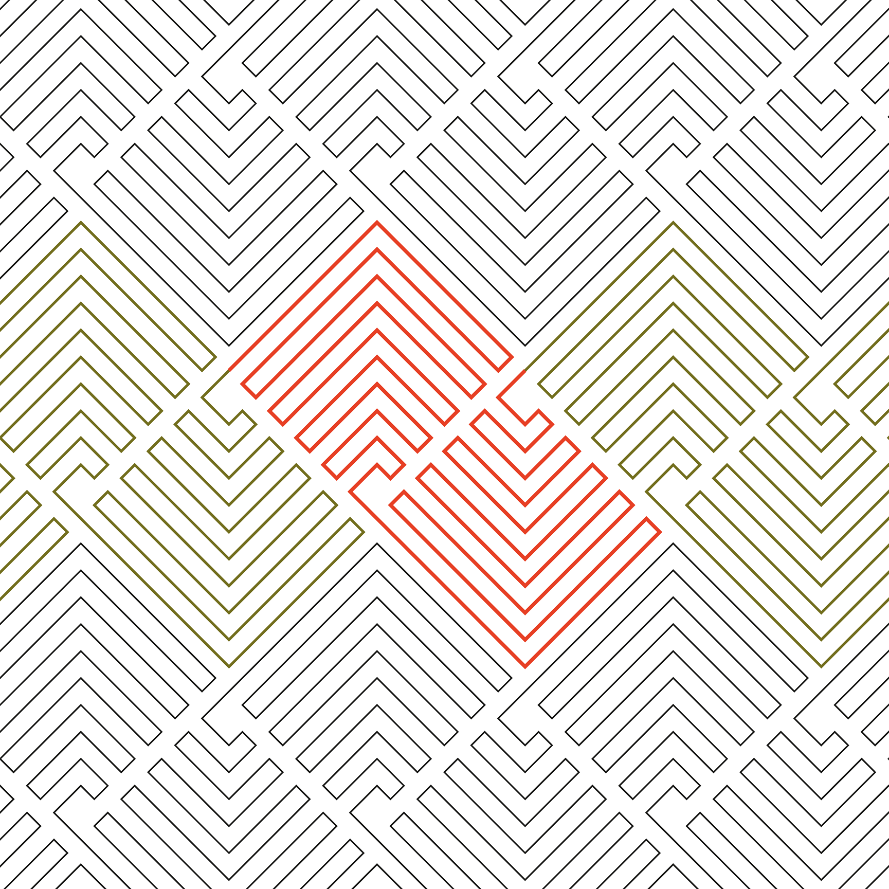 Modern Maze Panto 2 Longarm Pantograph