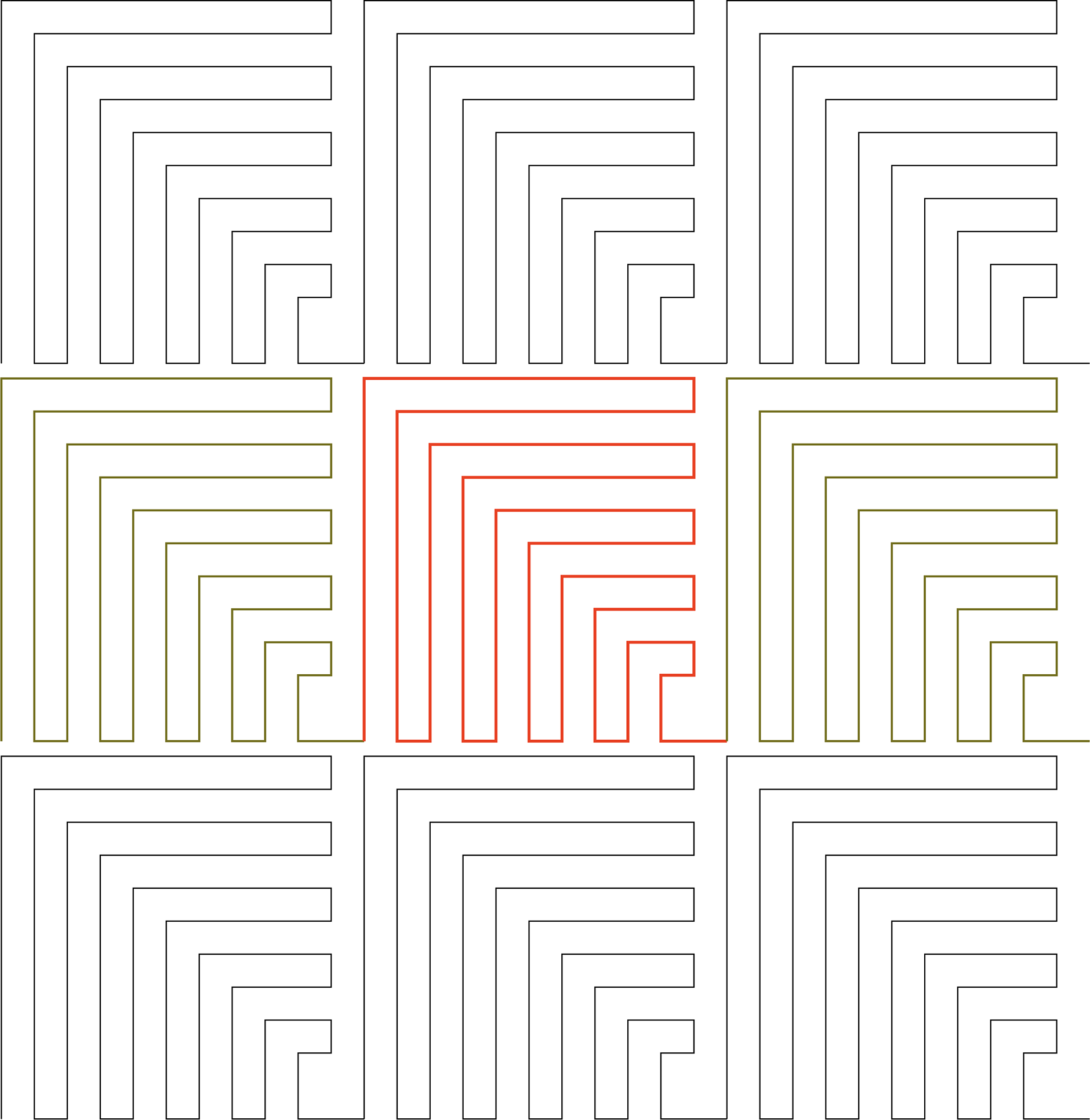 Modern Maze Panto 3 Longarm Pantograph