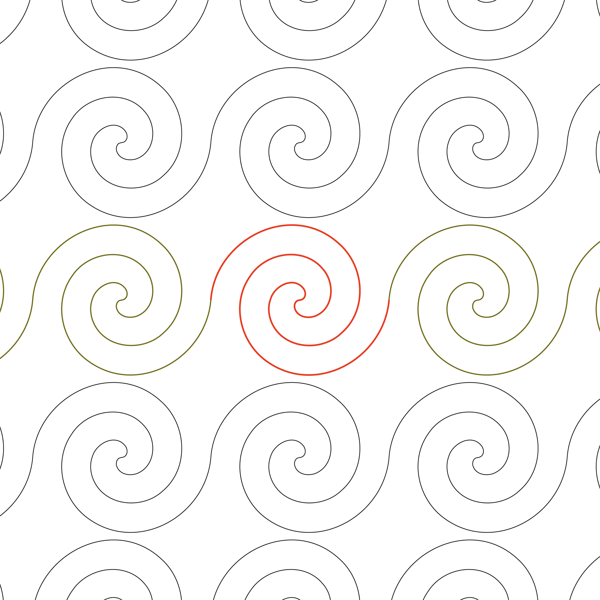 Simple Spiral Longarm Pantograph