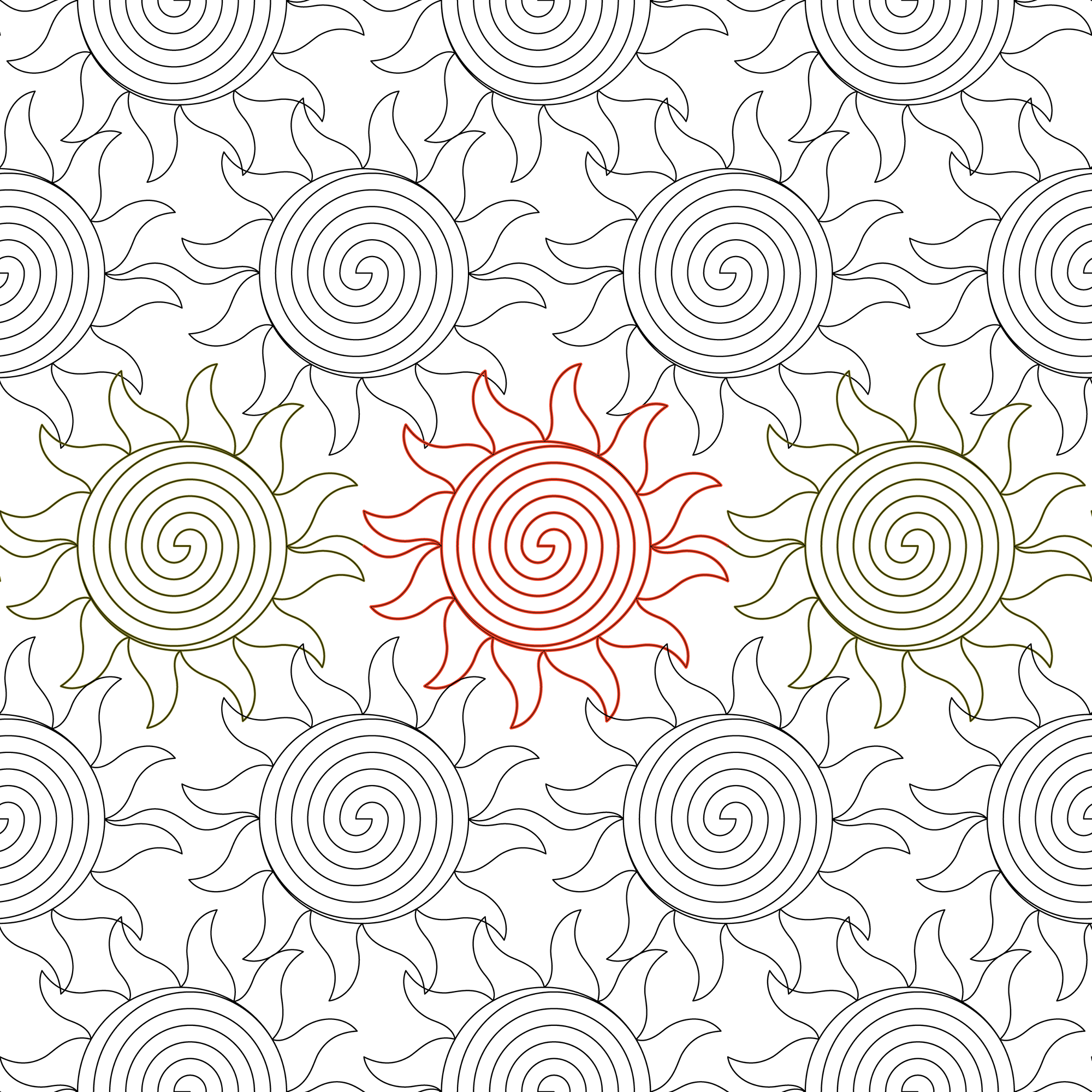 Summer Solstice Longarm Pantograph