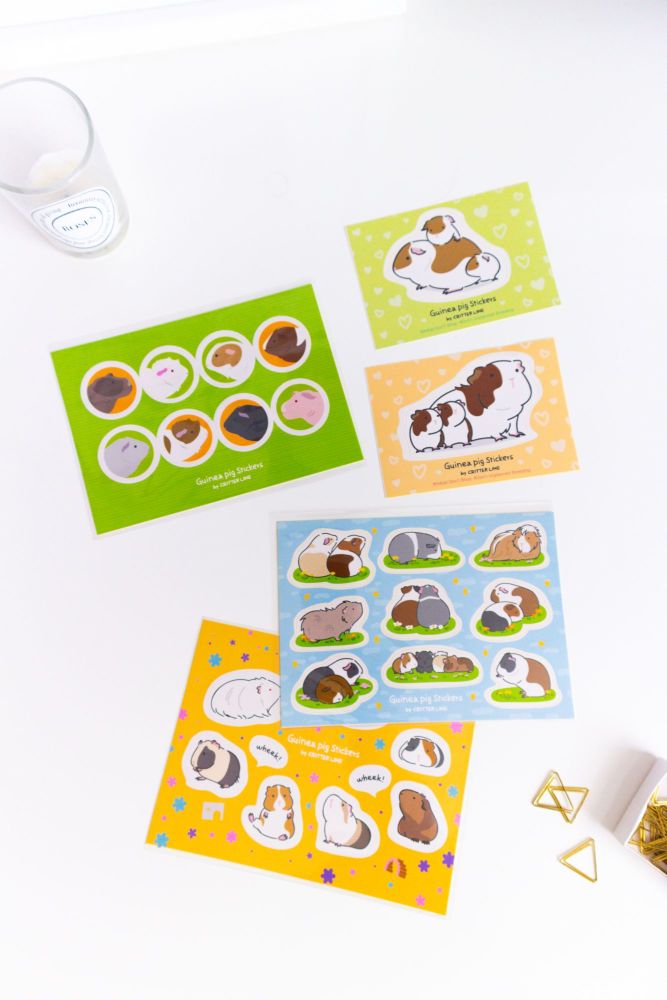 Z - Guinea Pig Stickers
