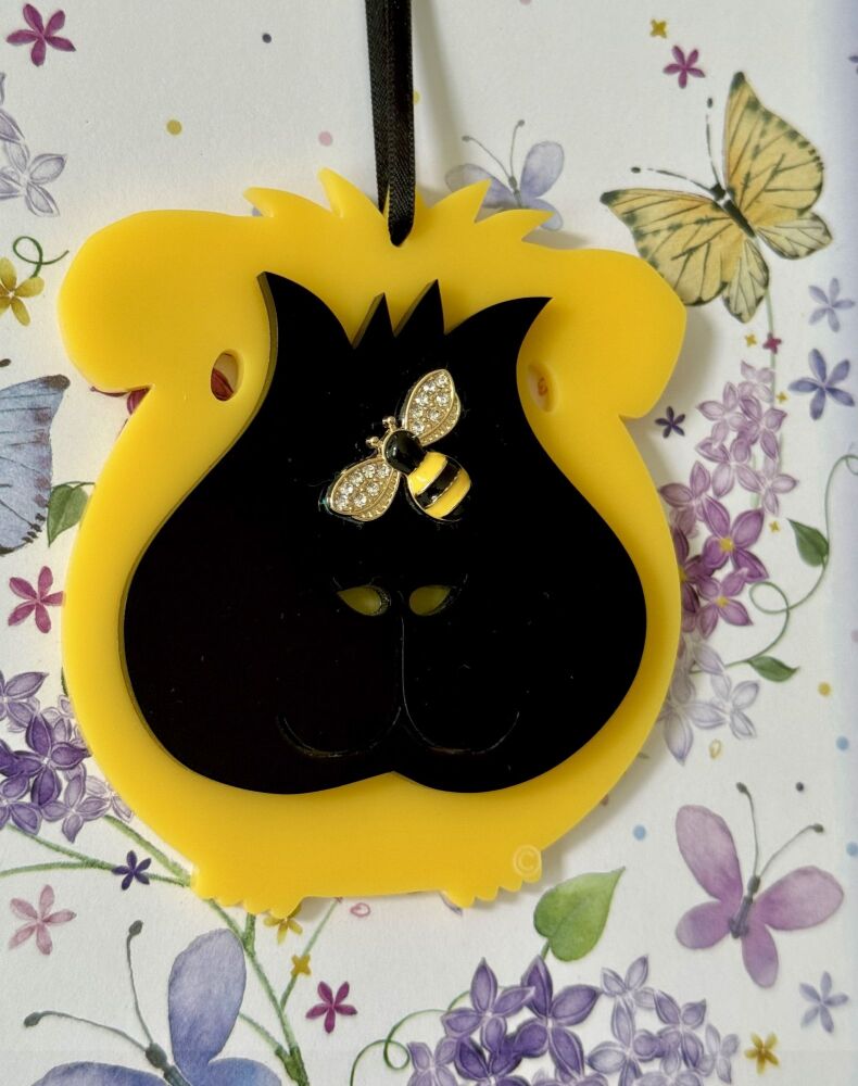 C1 - Suvi - 3D Laser Cut Guinea Pig Summer Ornament