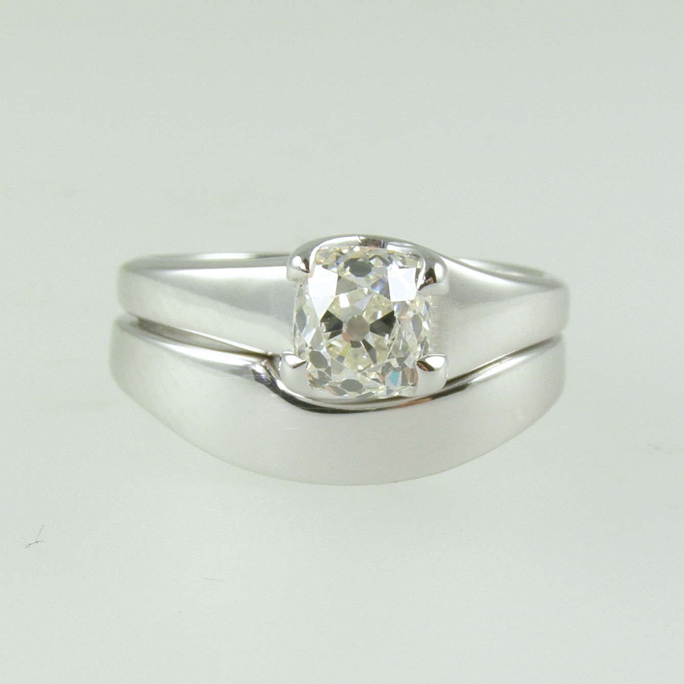 old cut diamond solitaire